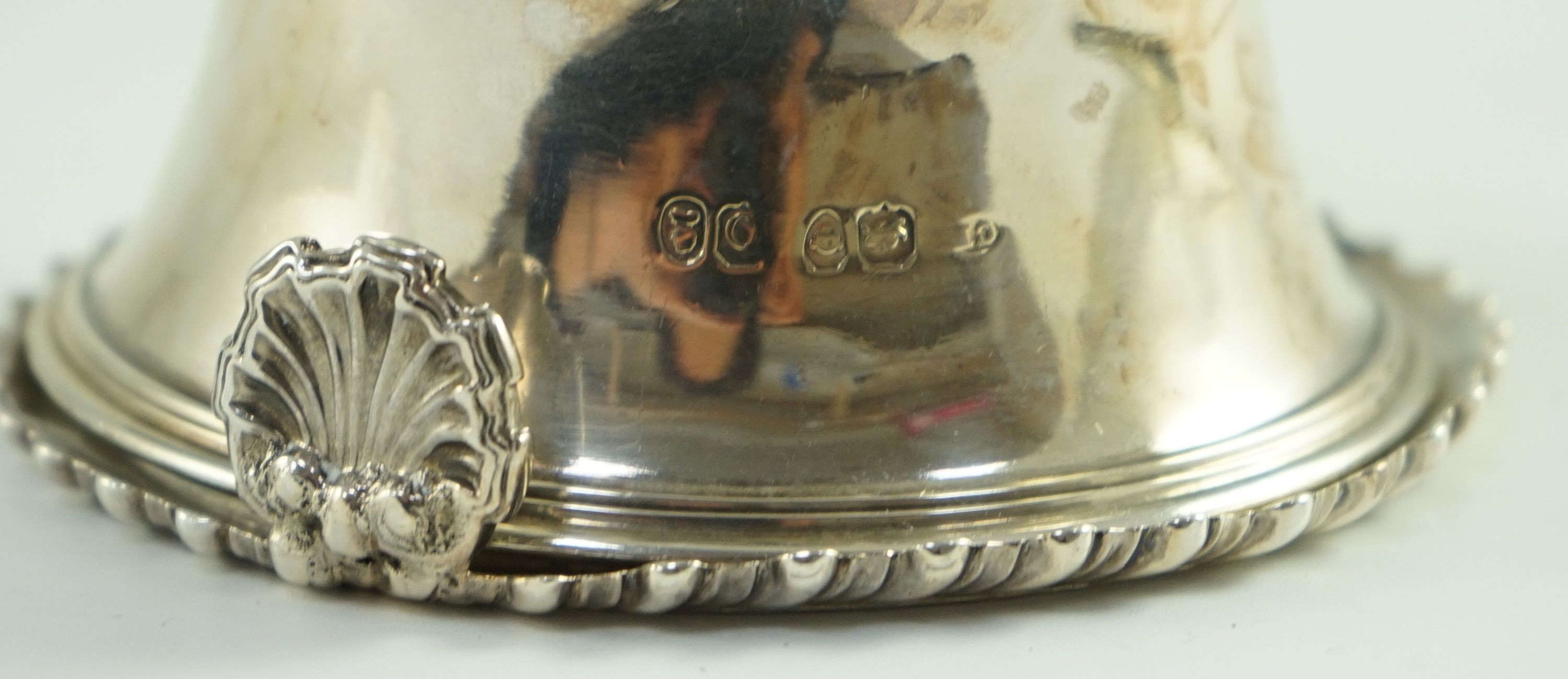 A late George IV silver wine funnel by Charles Fox II
